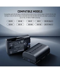 Neewer Lp-E6P Camera Battery and Charging Accessory with 2200mAh for Canon Eos R5II/R5/R6/R7/5DIV/6D/7D/60D/70D/80D/90D
