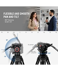 Neewer TP73 Camera Tripod with 13.2 lb for Dji Gimbals Manfrotto Qr Plates