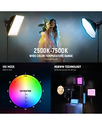 Neewer CB200C Led Video Light with 200W, 23000lux, 2500K-7500K