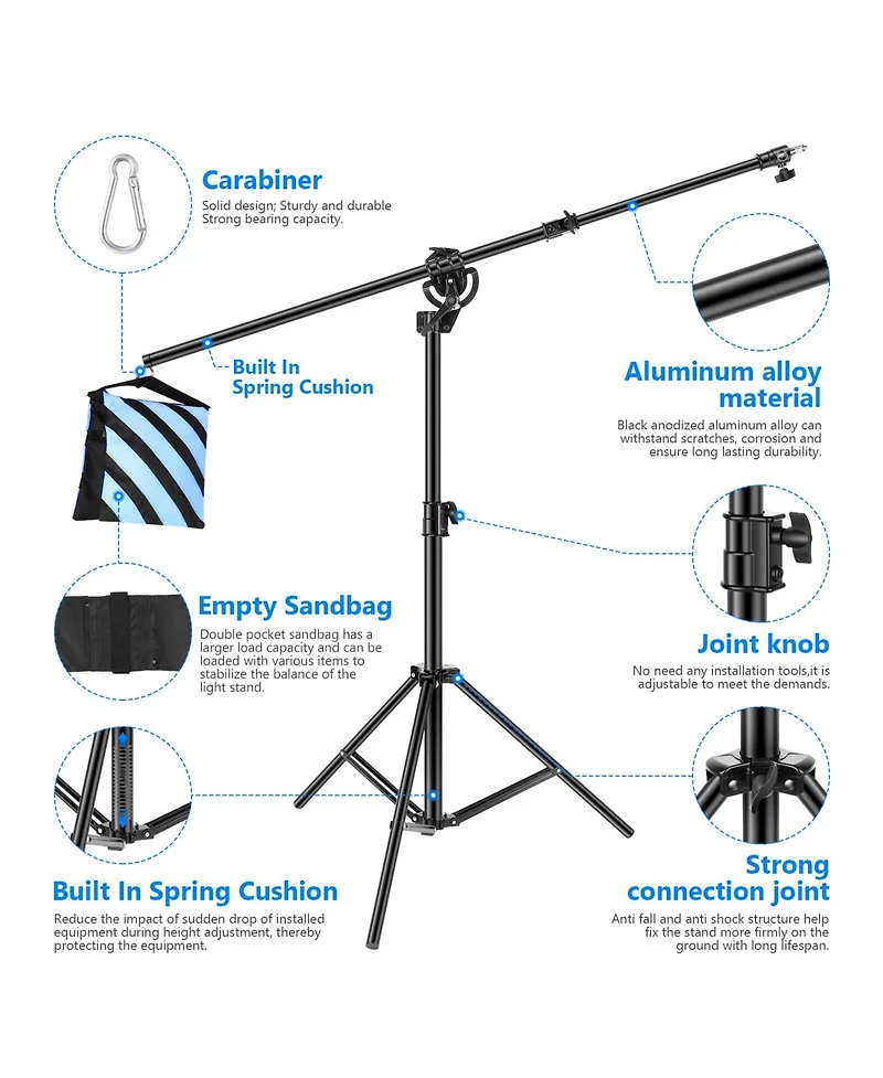 Neewer Photography Light Stand with 9.7feet, 3.8feet