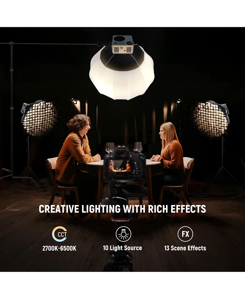 Neewer HB80B Led Video Light with 80W, 72Wh, 100W