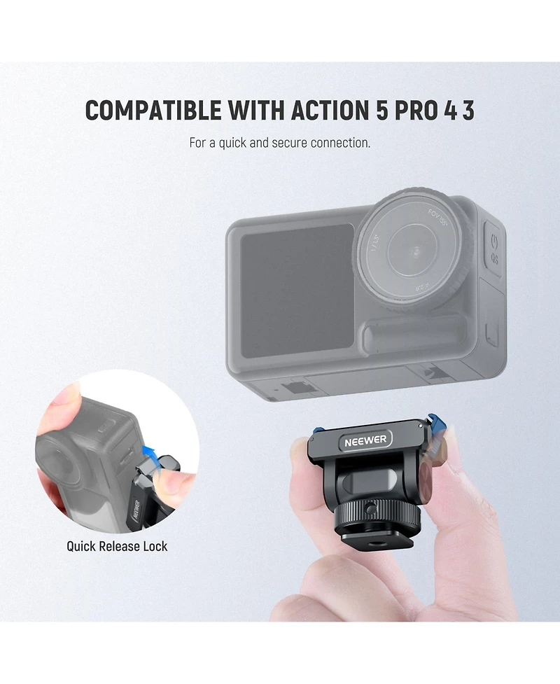 Neewer AC012 Camera Mounting Accessory for Dji Osmo 360 / Action 5 Pro