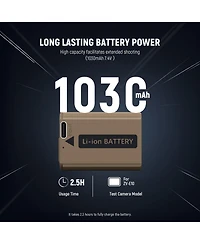 Neewer Np-FW50 Camera Battery and Charging Accessory with 1030mAh for select Sony Np-f-series devices