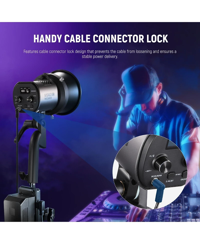 Neewer NC010 Led Video Light with 6ft