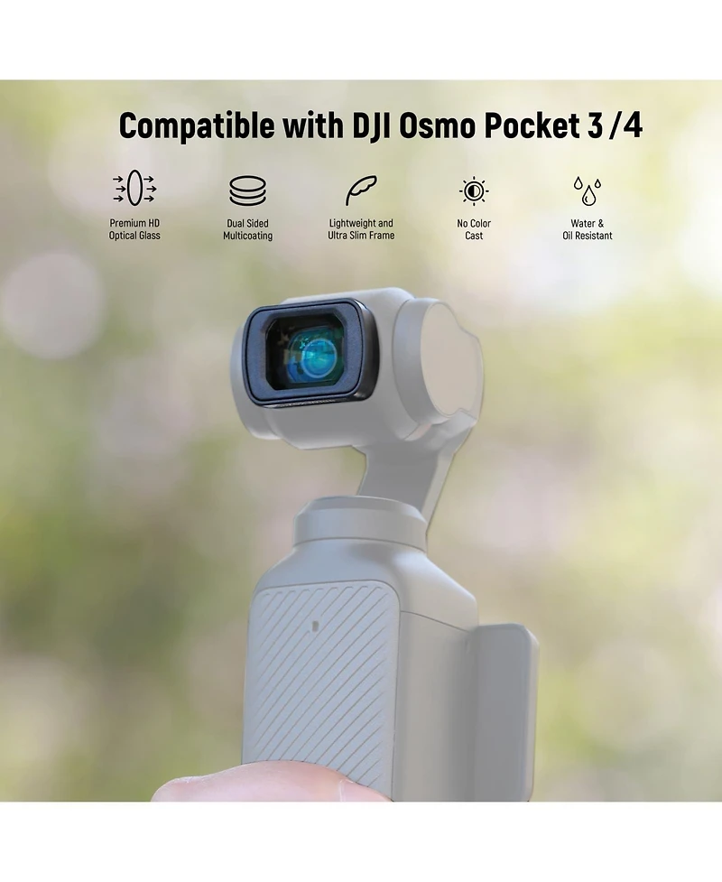 Neewer Fl-B07 Camera Lens Accessory with ND8, ND16, ND32 for Dji Osmo Pocket 3