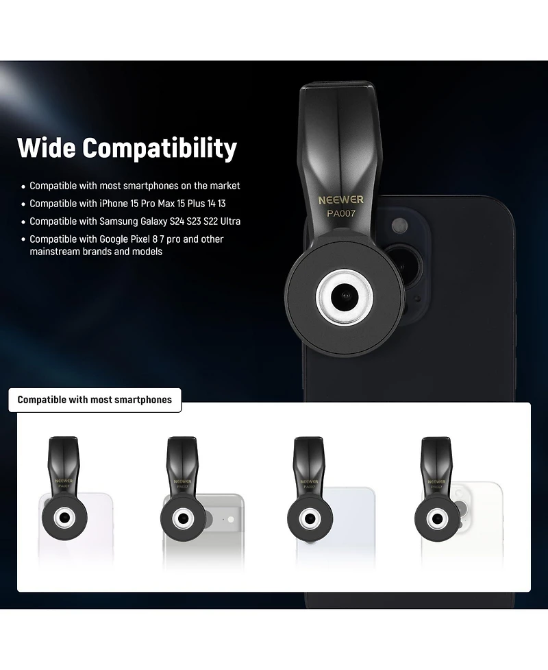 Neewer PA007 Camera and Photo Accessory for select iPhone and Android mobile devices