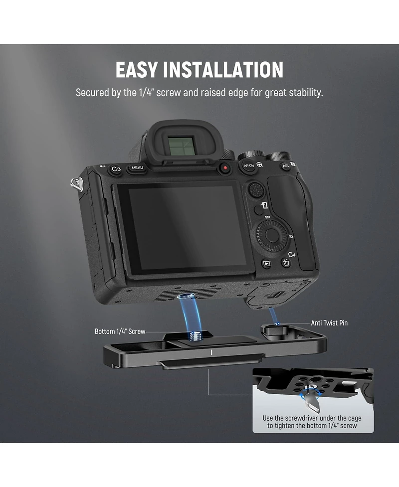 Neewer A7R Camera Mounting Accessory for Sony Alpha Dji RS2 RSC2 RS3 Pro Gimbal