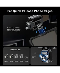 Neewer PA065 Camera Mounting Accessory for SmallRig Phone Cage for 16 Pro Max 15