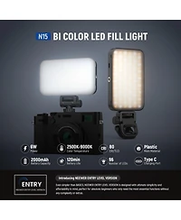 Neewer N15 Led Video Light with 2000mAh, 9000K, CRI80 for select iPhone models