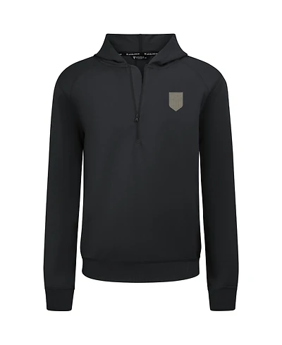 LevelWear Men's Usmnt Technic Tri-Blend Quarter-Zip Hoodie