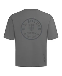 LevelWear Men's Gray Usmnt Luxe Signature Knit Transit T-Shirt