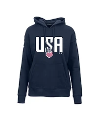 LevelWear Women's Navy Usmnt Podium Mascot Pullover Hoodie