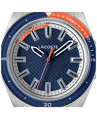 Lacoste Men's Quartz Capbreton Navy Silicone Strap Watch 43mm