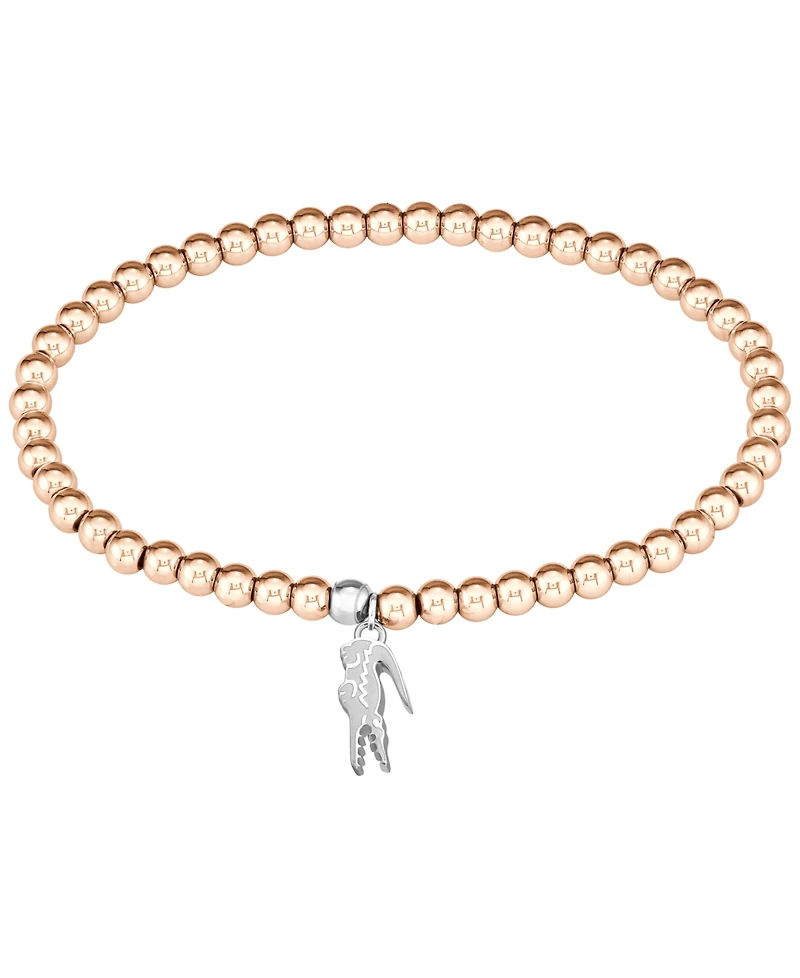 Lacoste Women's Quartz Gift Set Silver-Tone Stainless Steel Bangle Bracelet Watch 18.5mm