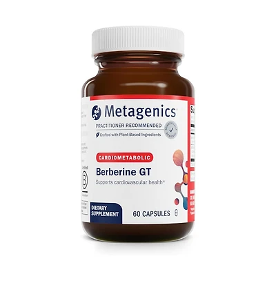 Metagenics Berberine Gt - Berberine Supplement 500 mg - Supports Heart Health, Healthy Cholesterol, Triglyceride and Carbohydrate