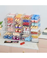 Xdovet Desk Organizer with 22 Drawers Plastic Storage Box