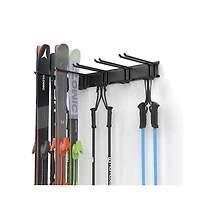 Xdovet Ski Rack Wall Mounted Organizer 10 Pairs Holder