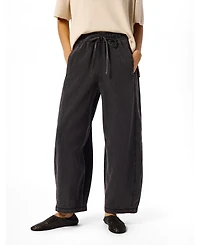 Whistles Women's Casual Denim Barrel Trouser