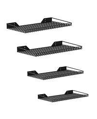 Xdovet Wall mounted storage racks suitable for closets and laundry rooms