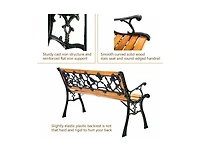 Mondawe Patio Park Garden Porch Chair Bench