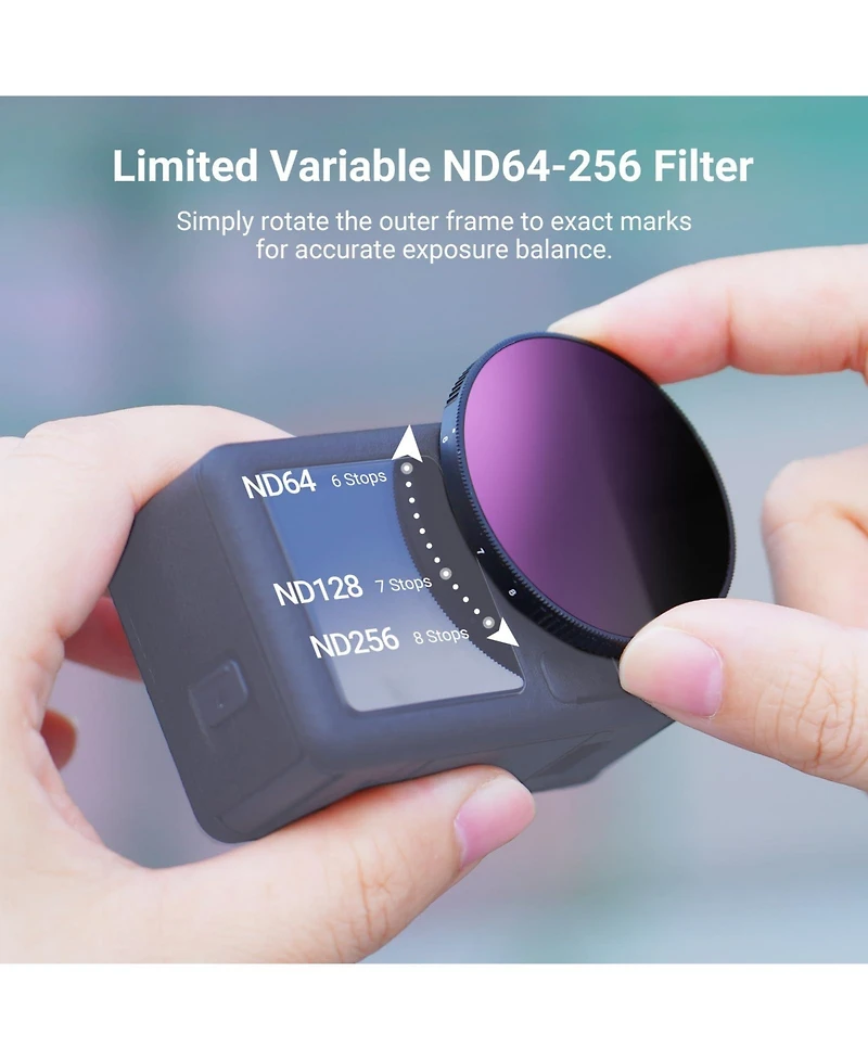 Neewer ND64-256 Camera Lens Accessory select Dji Osmo Action models