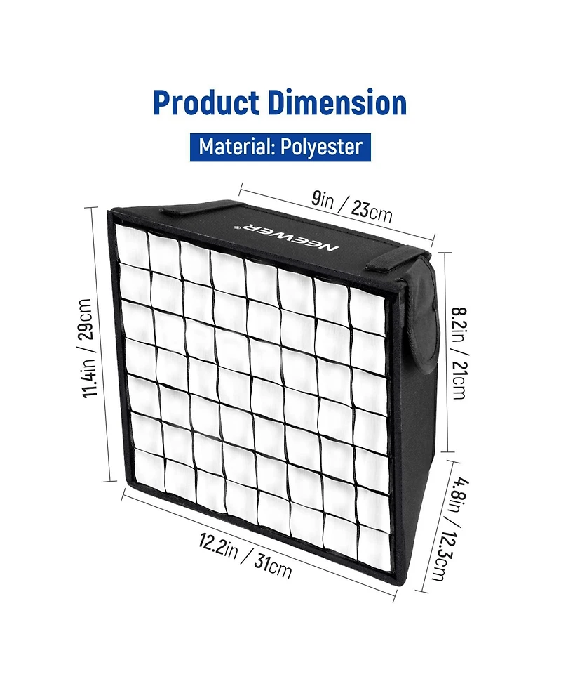 Neewer NL660 Softbox with 12.2"