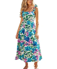 Cupshe Women's Sun Petal Floral Maxi Beach Dress
