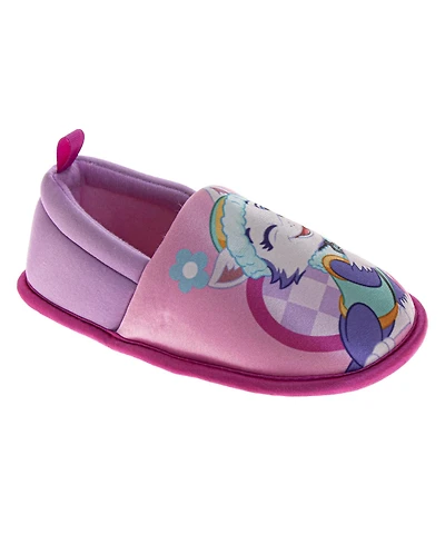 Nickelodeon Toddler Paw Patrol Skye and Everest 5 - 12 Slippers Plush, Warm, and Soft House Shoes