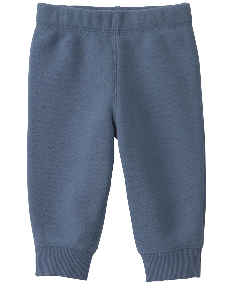 Carter's Boys' Construction Fleece Layering Short-Sleeve Bodysuit, Jacket and Pants, 3-Piece Set