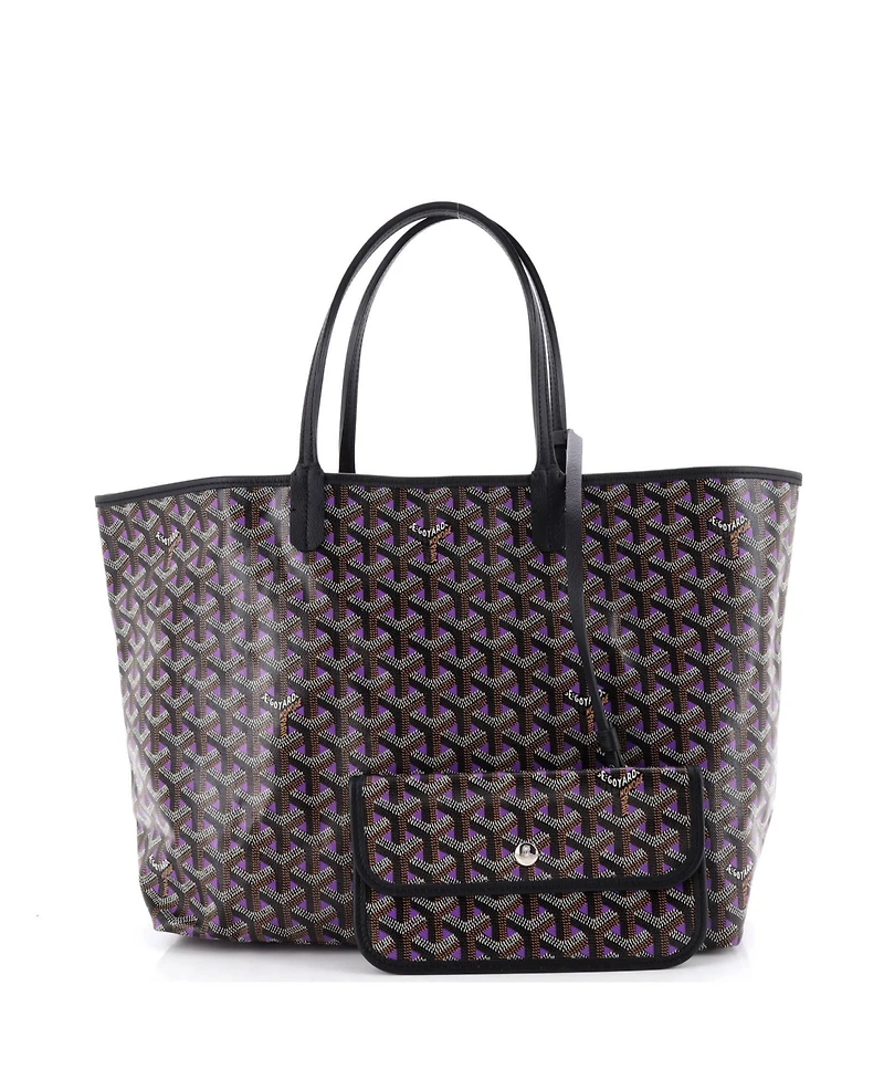 Pre-Owned Goyard Pm Saint Louis Tote Claire Voie Coated Canvas