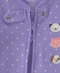 Carter's Baby Girls' Long-Sleeve pajamas