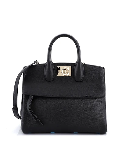 Pre-Owned Salvatore Ferragamo Medium Studio Satchel Leather