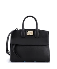 Pre-Owned Salvatore Ferragamo Medium Studio Satchel Leather
