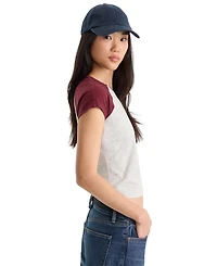 Good American Women's Raglan Short-Sleeve Crewneck T-Shirt