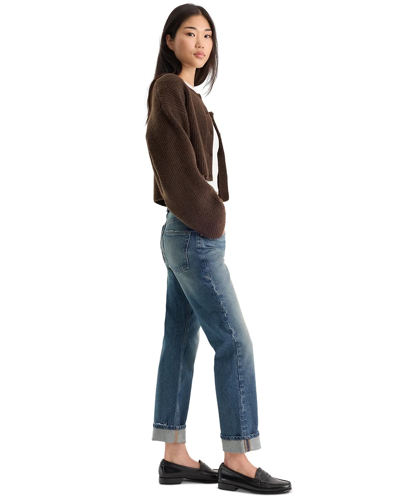 Good American Women's Vintage Straight-Leg Ankle Jeans