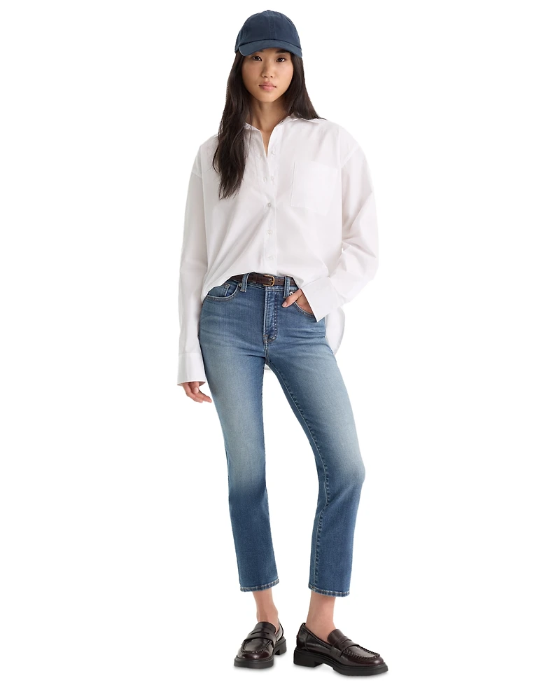 Good American Women's Soft Tech Straight-Leg Jeans