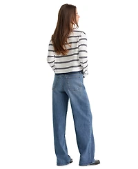 Good American Women's Vintage Wide-Leg High-Rise Jeans