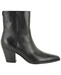 Calvin Klein Women's Hartford Leather Square Toe Dress Booties