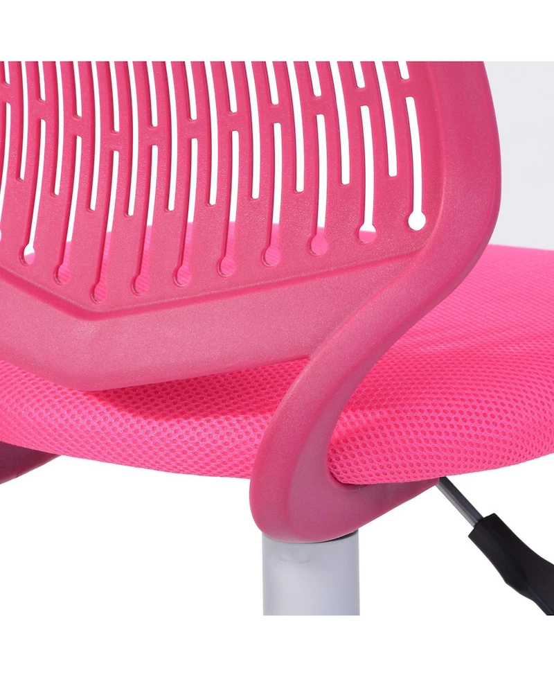 HomeRoots Adjustable Height Swivel Rolling Office Chair
