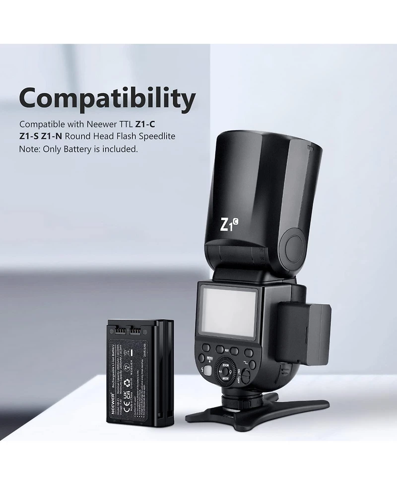 Neewer Nb-Z1 Camera Flash with 2600mAh, Ttl for Neewer Ttl Z2-c Z2-s Z2-n