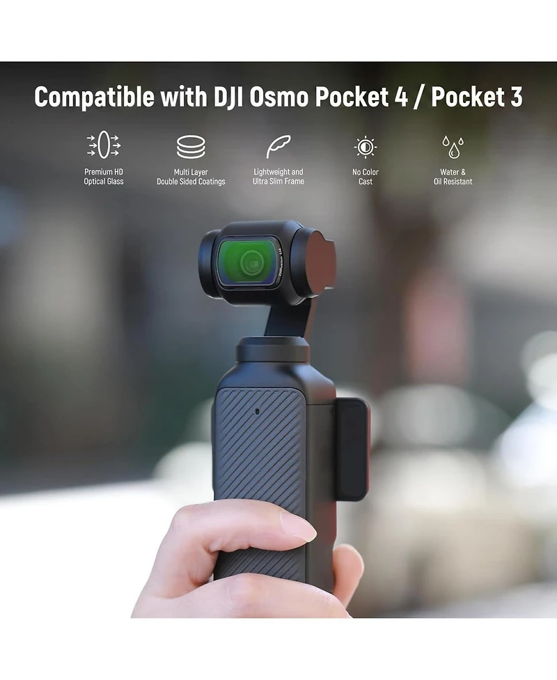 Neewer ND16 Camera Lens Accessory with ND16, ND64, ND256 for Dji Osmo Pocket 3
