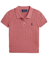 Polo Ralph Lauren Girls' 2T-6X Short-Sleeve Sweater