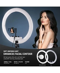 Neewer TLCI98 Ring Light with 18 inch, 2900K-7000K