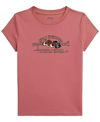 Polo Ralph Lauren Girls' 2T-6X Sportsman Short-Sleeve T-Shirt