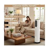 Topteng 2 Gal Humidifier with Aroma Tray, 25H Runtime, 600 sq ft & Sleep Mode