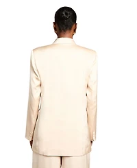 Coast Women's Satin Double-Breasted Tailored Blazer