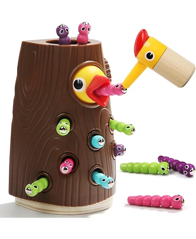 Top Bright Magnetic Bird Feeding Game Toys For Kids Fine Motor Skills Toy Preschool Learning Activities Toy For Toddler