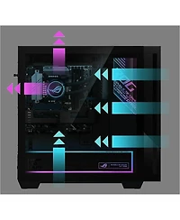 Asus Rog GM700 Gaming Desktop Computer, Amd Ryzen 5 8400F 4.2GHz, 16GB Ram, 1TB Ssd, Amd Radeon Rx 9060 Xt Prime 16GB, Windows 11 Home