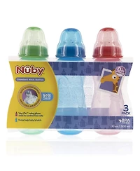 Nuby Bpa Free Non Drip Bottles, 10oz