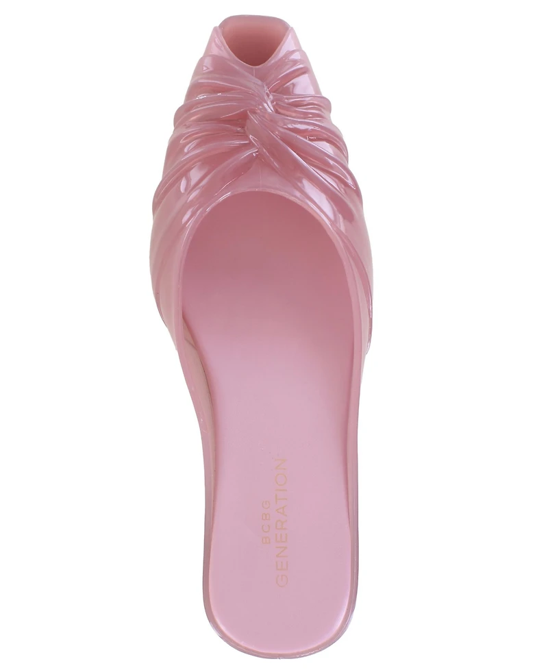 BCBGeneration Women's Sebastian Heeled Jelly Sandal